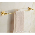 Geborsteld gouden koperen handdoekbar Hoogwaardige hotel 24 inch muur gemonteerd